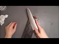 Download Lagu Tojiro DP 210mm Gyuto VG10 Sharpened On Shapton, Naniwa and Arkansas Stones.