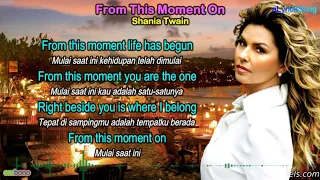 Download FROM THIS MOMENT ON  -  Shania Twain  -  Lirik Lagu + Terjemahan MP3