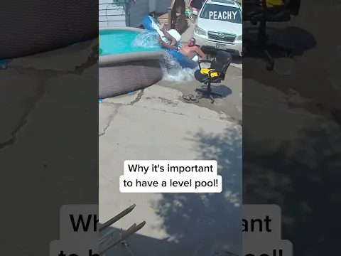 Make your own infinity pool #pool #water #dad #fail #diy #shorts