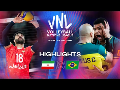 Download MP3 🇮🇷 IRI vs. 🇧🇷 BRA - Highlights | Week 2 | Men's VNL 2024