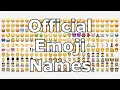 Official names of all emojis as said by Siri