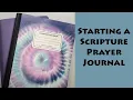 Starting a Scripture Prayer Journal Adding a Pocket and First Prayer Page