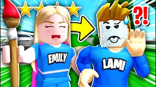 Lami & Emily ZEICHNEN, ABER der VERLIERER BEZAHLT ROBUX! (lustig)