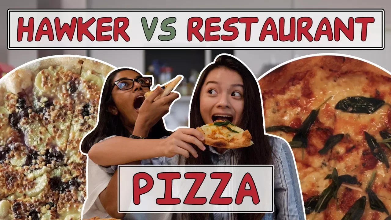 HAWKER VS RESTAURANT   Pizza from Bedok Market or Marina Bay Sands?   EP 5