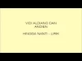 Download Lagu Vidi Aldiano dan Andien - hingga nanti lirik