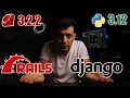 Django Python 3 12 vs Ruby on Rails Performance Comparison