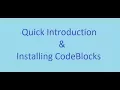 C Programming Course 1 Quick Introduction Installing CodeBlocks ARABIC