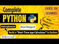 Build a Real-Time Age Calculator in Minutes Python Full course for Beginners