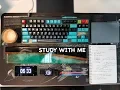 EARLY MORNING STUDY WITH ME ASMR realtime coding session keyboard typing background music