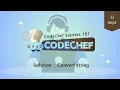 Convert string CodeChef Starters 151 CodeChef Solution