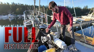 FULL REBUILD: Anchor Windlass on Blue Water Boat Gets a Complete Restoration