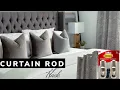 How To Hang A Curtain Rod With Command Hooks Wil Mikahson