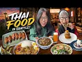 Thai Chicken Wings Boat Noodles More THAI FOOD TOUR in Seattle Part 2