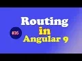 Router in angular 9 in Hindi Angular 9 tutorial in hindi Routing in angular Angular Routes