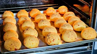 ESSA E A MELHOR RECEITA DE  PÃO DE QUEIJO 3 INGREDIENTES I RÁPIDO I FÁCIL I UMA DELÍCIA