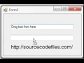 Drag drop text in VB NET
