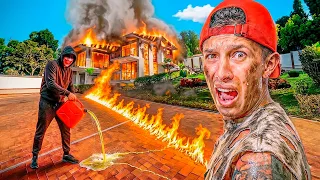 ¡MI VECINO LE PRENDE FUEGO A la CASA DE @PARCERICO ! *ADIOS PARCEHOUSE*🔥