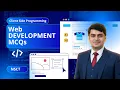 NSCT Web Development MCQs - Server-Side Programming