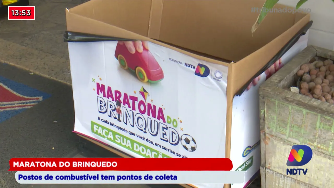 Maratona do Brinquedo: Postos de combustível tem pontos de coleta