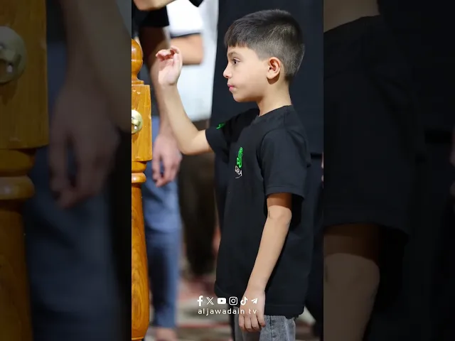 ⁣السلام على عزيزة  الإمام الحسين أبويه حسين وينه الذي      من چان يرِد روحي إذا نادى رقيّه