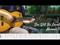 Download Lagu She Will Be Loved - Maroon 5 | Fingerstle Guitar + TAB