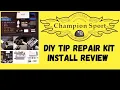 Champion Cues One Stop Plus tip repair and replacement kit review and install champion9billiard