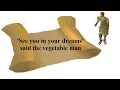 OSRS Clue See you in your dreams said the vegetable man Quick