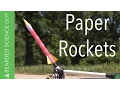 Paper Rockets for Under Five Dollars Physics