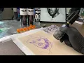 LIVE TATTOO KENDRICK LAMAR PORTRAIT ON FAKE SKIN