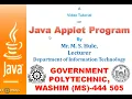 Java Applet Basics by M S Hule