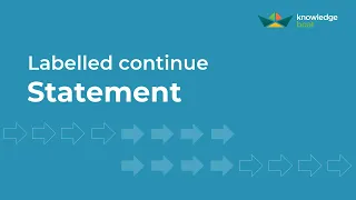 Labelled continue Statement ICSE Computer Applications Java BlueJ