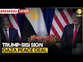 Download Lagu BREAKING: Trump-Sisi Sign Gaza Peace Deal, World Leaders Take Part in Signing | WION News