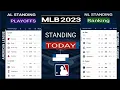 MLB Playoffs Picture 2023 MLB standings today MLB wild card standings MLB Standings 2023 MLB