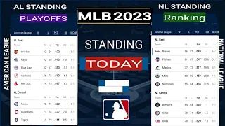 MLB Playoffs Picture 2023 MLB standings today MLB wild card standings MLB Standings 2023 MLB