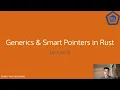 Generics Smart Pointers in Rust - CS 128 Honors Lecture 10
