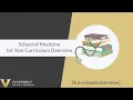 Vanderbilt University School of Medicine - Year 1 MD Curriculum