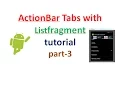 Android ActionBar Tab Example part3 ShoutCafe com