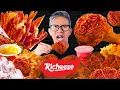 Download Lagu RICHEESE SPICY CHICKEN MUKBANG!!