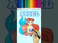 How to Draw Ariel from The Little Mermaid Cute Easy Mermaid Drawing