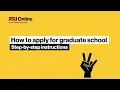 How to apply to ASU Online graduate school