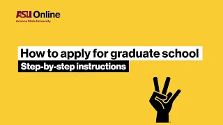 How to apply to ASU Online graduate school