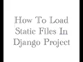 How To Load Static CSS File in Django Project Easy Code