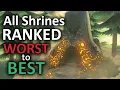 every shrine in Breath of the Wild ranked