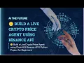 Build a Live Crypto Price Agent using Chainlit Binance API Python Project for Beginners