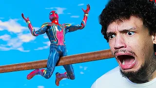 Reagindo aos FAILS ENGRAÇADOS do Homem - Aranha no GTA 5