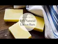 DIY Natural Lotion Bars Beeswax Recipe