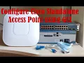 Configure Cisco Access Point using GUI with WPAv2 Authentication Key