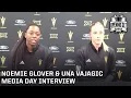 Arizona State Glover and Vajagic Interview 2026 Big 12 Volleyball Opening Set