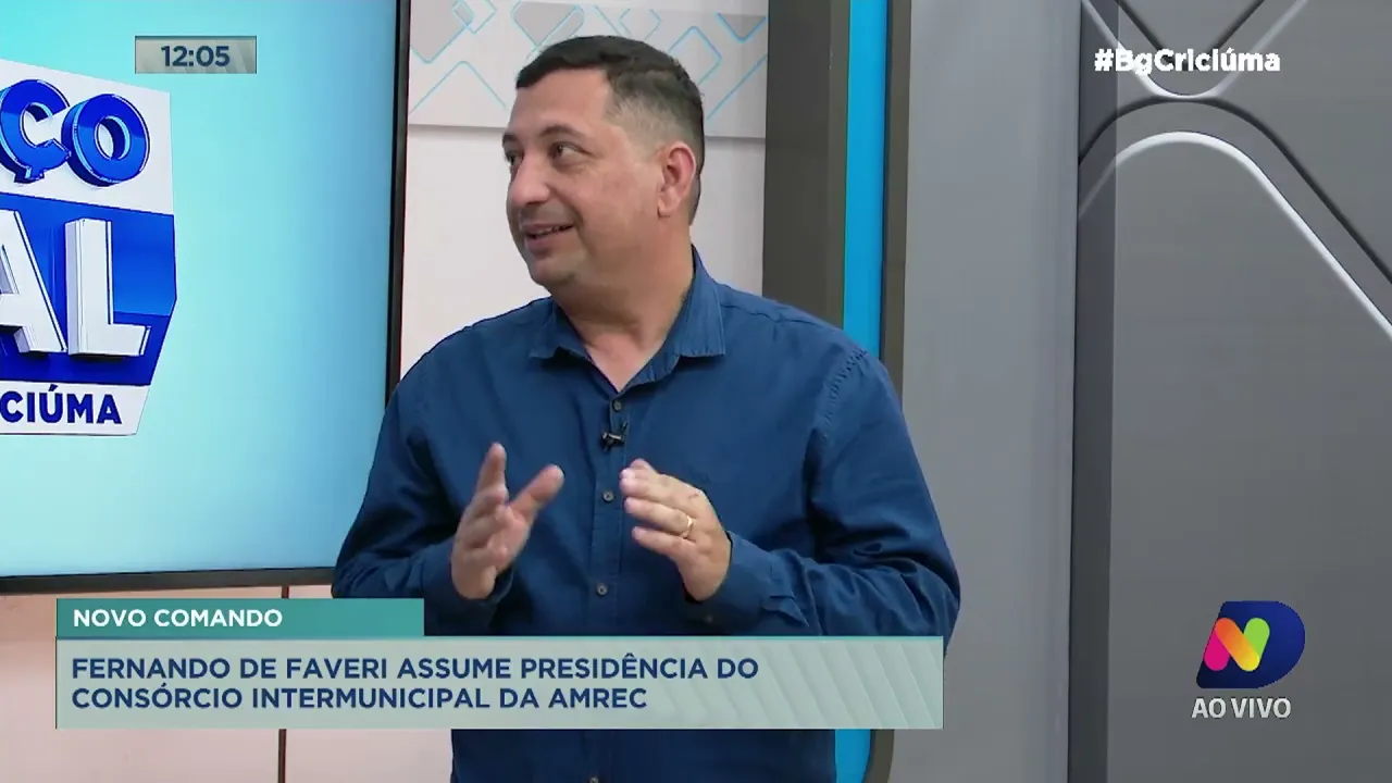 Fernando de Fáveri assume a presidência do Consórcio Intermunicipal da Amrec