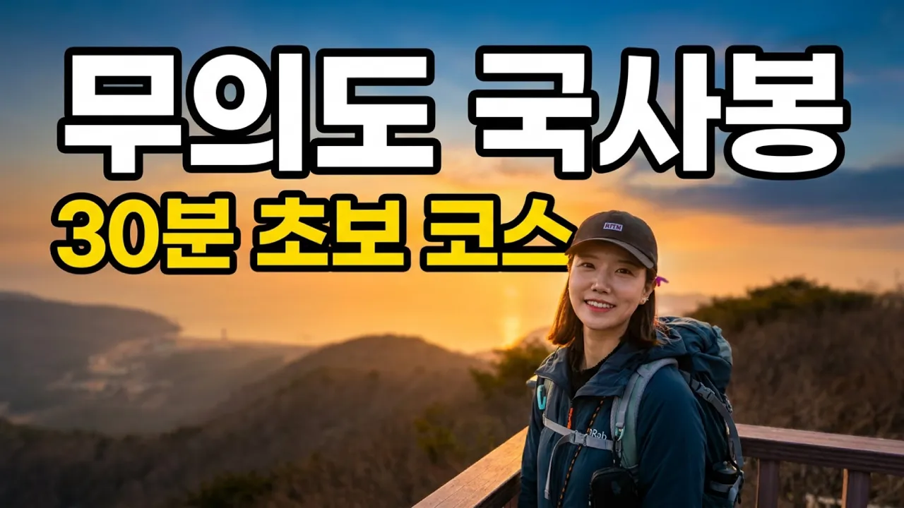 [Backpacking] 인천 무의도 국사봉 백패킹 | 30분만 오르면 서해안이 펼쳐지는 곳! 초보 백패킹 장소 추천🏕️ 썸네일